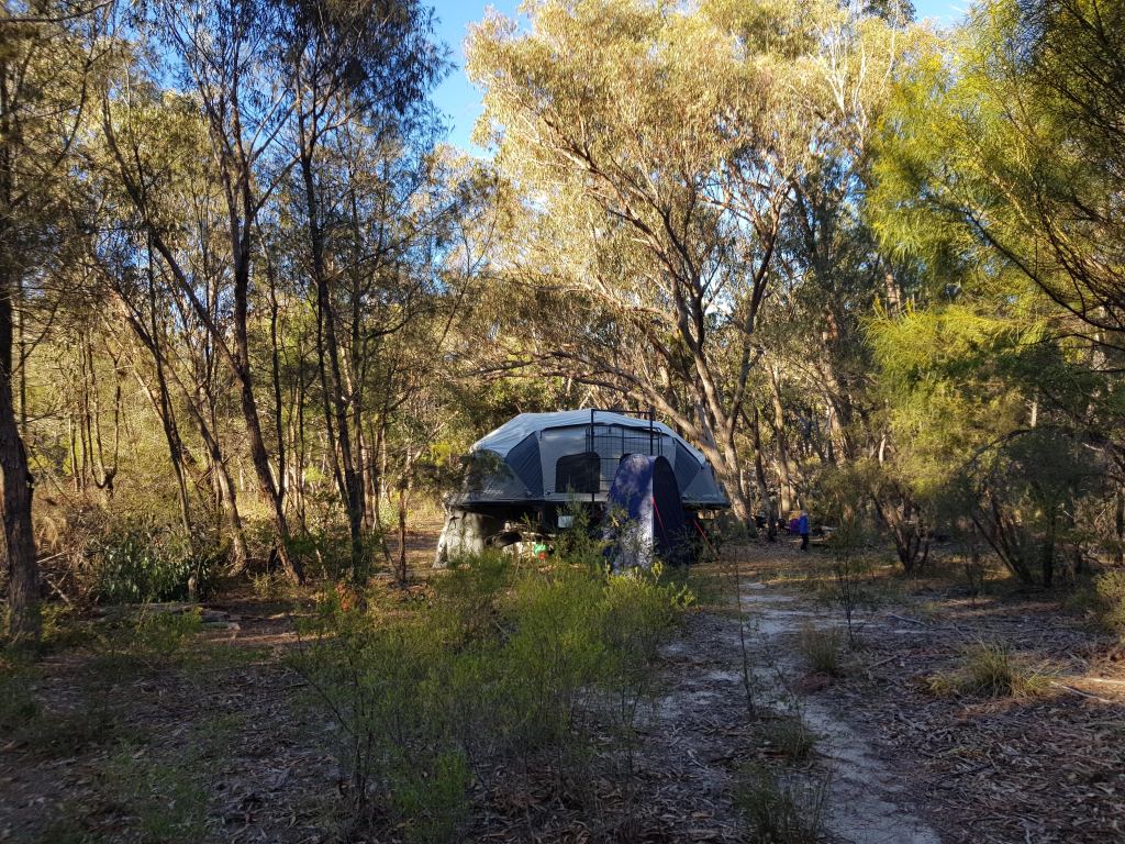 Camping at Tumbledown Nature Refuge